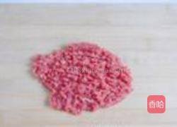 甜椒酿牛肉的做法图解2