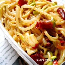 饭煲麻辣豆芽焖面的做法[图]