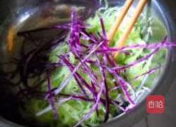 糖醋翠衣紫甘蓝的做法图解6