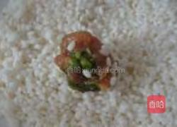 香椿珍珠丸子的做法图解5