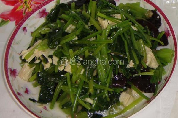 凉拌菠菜