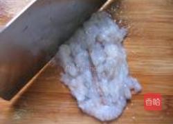 虾泥豆腐的做法图解2