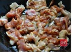 香干炒肉的做法图解4