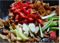 香干炒肉的做法图解6