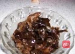 凉拌木耳菜花的做法图解2