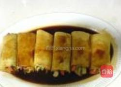 鲜虾杂菜腐皮卷的做法图解6