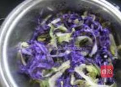 糖醋双色甘蓝的做法图解5