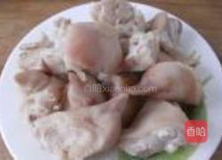 猪脚红烧地蛋的做法图解2