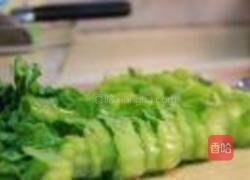 蒜炒芥菜的做法图解1