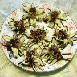 菊花茄子的做法[图]