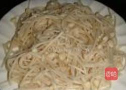 白灼金针菇的做法图解7