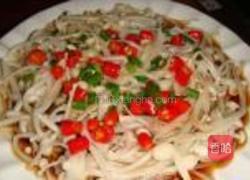 白灼金针菇的做法图解9