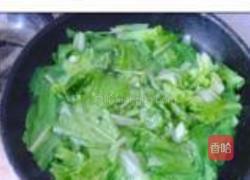 肉炒小白菜的做法图解2