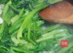 蒜炒油麦菜的做法图解2