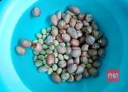 花生莲子豆浆的做法图解2