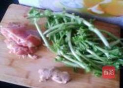菜薹鸡柳的做法图解1