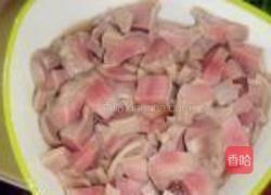 毛豆青椒炒鸭胗的做法图解3