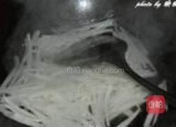 酸辣白萝卜丝的做法图解2