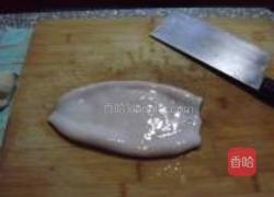 香炸鱿鱼圈的做法图解1