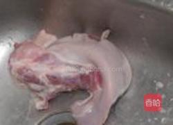 卤水猪舌的做法图解1