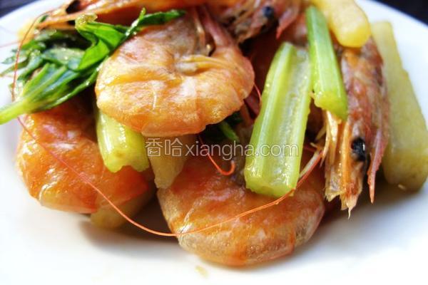 土豆香芹烧对虾