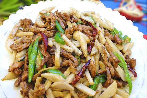 竽头炒肉丝