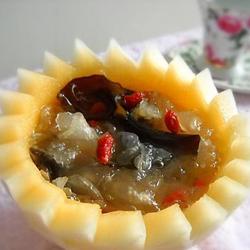 蜜瓜双耳与鸡丁的做法[图]