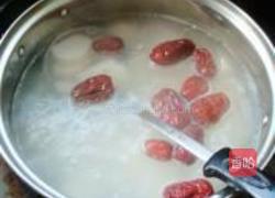 糯米芋头红枣粥的做法图解6