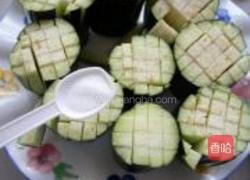 菊花茄子的做法图解5