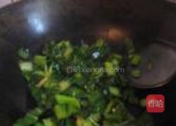 青菜板栗的做法图解3