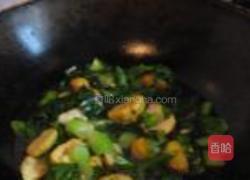 青菜板栗的做法图解6