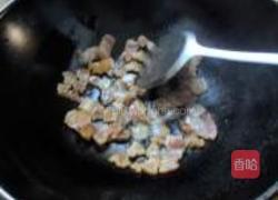 芥兰炒腊肉的做法图解4