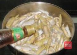 蒜味剁椒炒蛏子的做法图解4