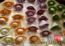 彩色馄饨的做法图解9