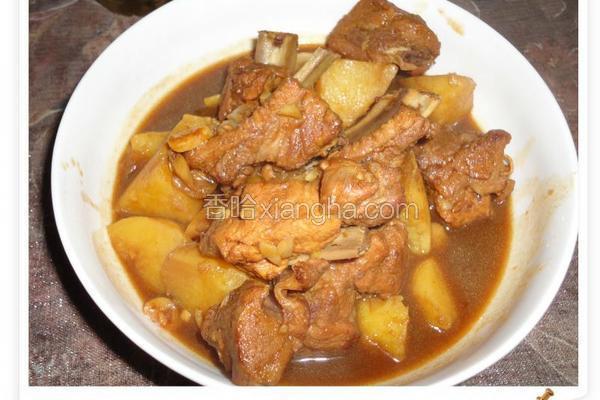 土豆炖排骨