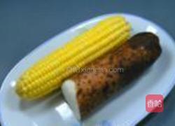 鲜玉米汁捞山药的做法图解1