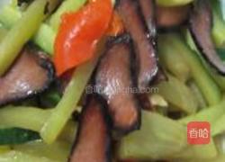 酱油肉炒双素的做法图解4