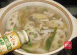 尖梭鱼莲藕汤的做法图解6