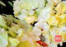 干煸包菜的做法图解4