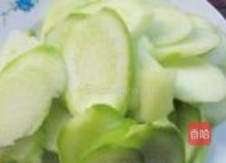 芥蓝炒山药的做法图解2