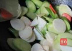 芥蓝炒山药的做法图解7