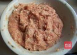 香菇酿肉的做法图解2