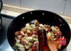 西芹香干炒腊味的做法图解6