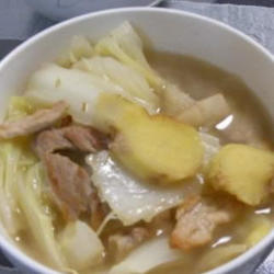 白菜肉片汤的做法[图]