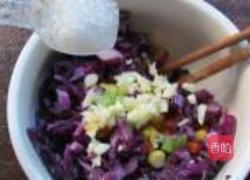 凉拌紫甘蓝玉米粒的做法图解11