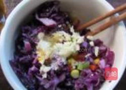 凉拌紫甘蓝玉米粒的做法图解12