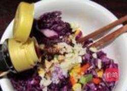凉拌紫甘蓝玉米粒的做法图解13