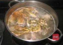 霸王花煲扇骨汤的做法图解3