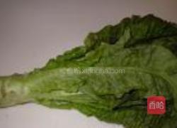 莴笋叶拌粉丝的做法图解1
