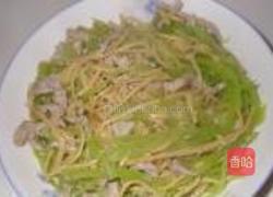 莴笋叶拌粉丝的做法图解16